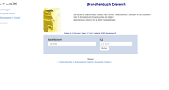 Desktop Screenshot of cylex-branchenbuch-dreieich.de