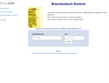 Tablet Screenshot of cylex-branchenbuch-dreieich.de